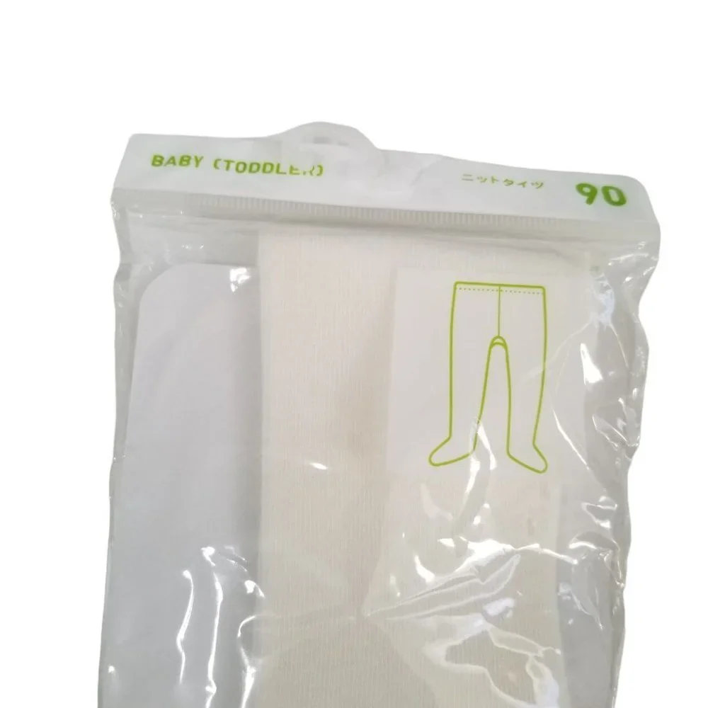 NWT UNIQLO‎ Baby Gripped Footed Stockings Size 18-24M Color Off White